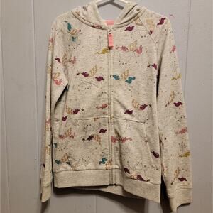 Girls 6x Jumping Bean Unicorn Zip Up Sweatshirt